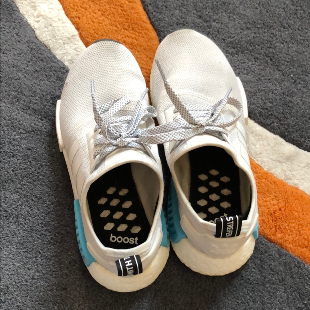 Adidas originals NMD white and blue